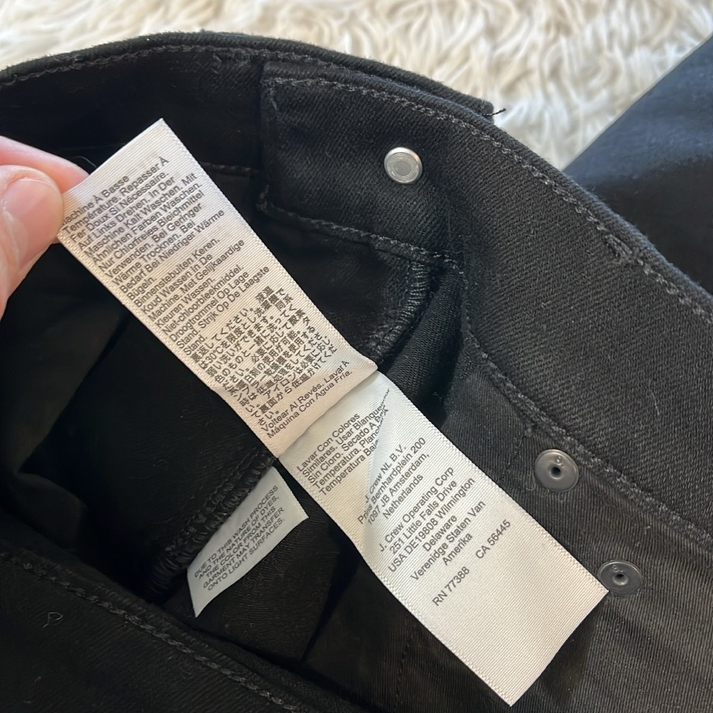 J Crew black midi denim skirt Size 6 - Picture 5 of 5